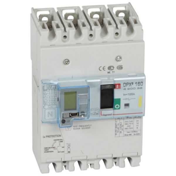 Disjoncteur magnétothermique différentiel DPX³160 pouvoir de coupure 16kA 400V~ - 4P - 125A - Page 3