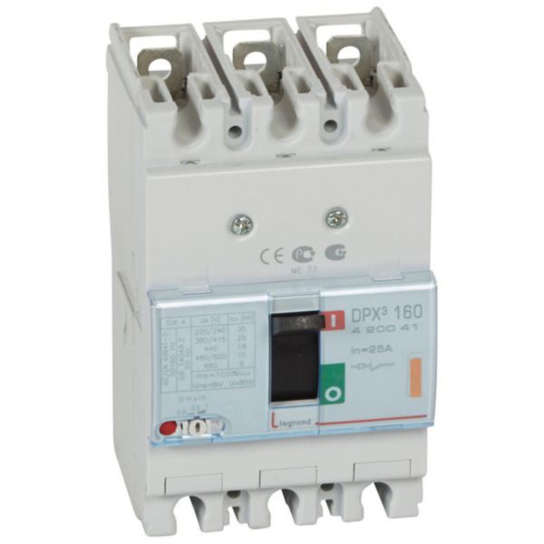 Disjoncteur magnétothermique DPX³160 pouvoir de coupure 25kA 400V~ - 3P - 25A - Page 149