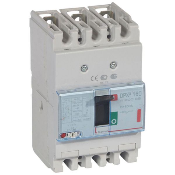 Disjoncteur magnétothermique DPX³160 pouvoir de coupure 36kA 400V~ - 3P - 100A - Page 118