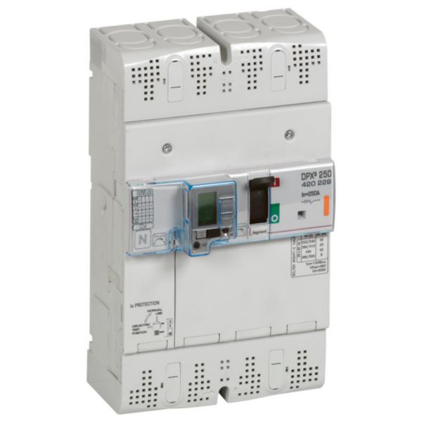 Disjoncteur magnétothermique différentiel DPX³250 pouvoir de coupure 25kA 400V~ - 4P - 250A