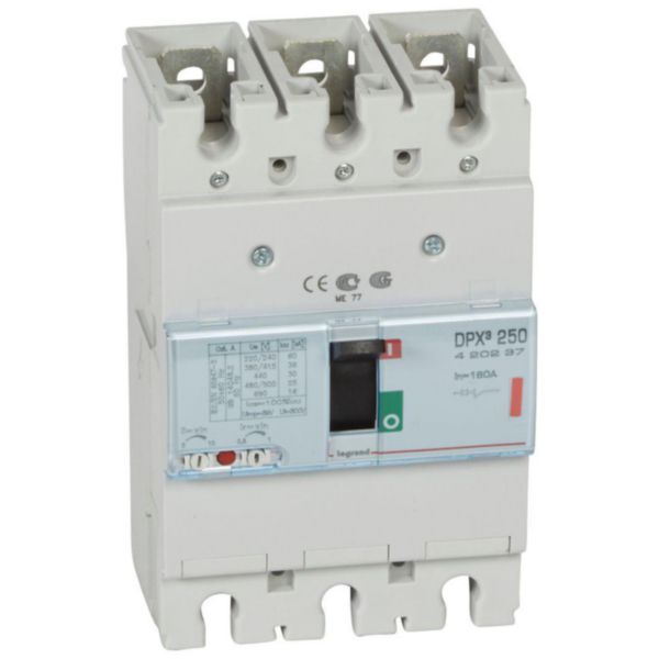Disjoncteur magnétothermique DPX³250 pouvoir de coupure 36kA 400V~ - 3P - 160A - Page 118