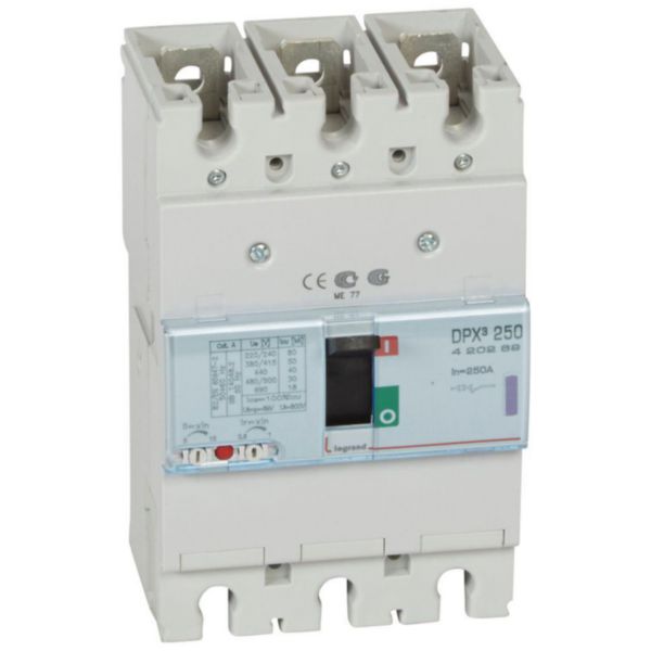 Disjoncteur magnétothermique DPX³250 pouvoir de coupure 50kA 400V~ - 3P - 250A - Page 119