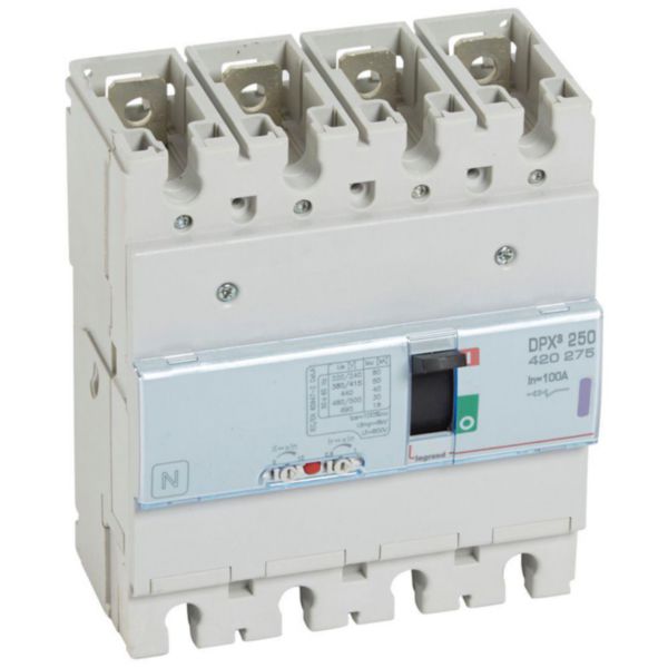 Disjoncteur magnétothermique DPX³250 pouvoir de coupure 50kA 400V~ - 4P - 100A - Page 151