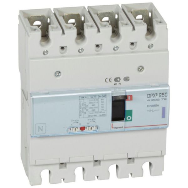 Disjoncteur magnétothermique DPX³250 pouvoir de coupure 50kA 400V~ - 4P - 250A - Page 147