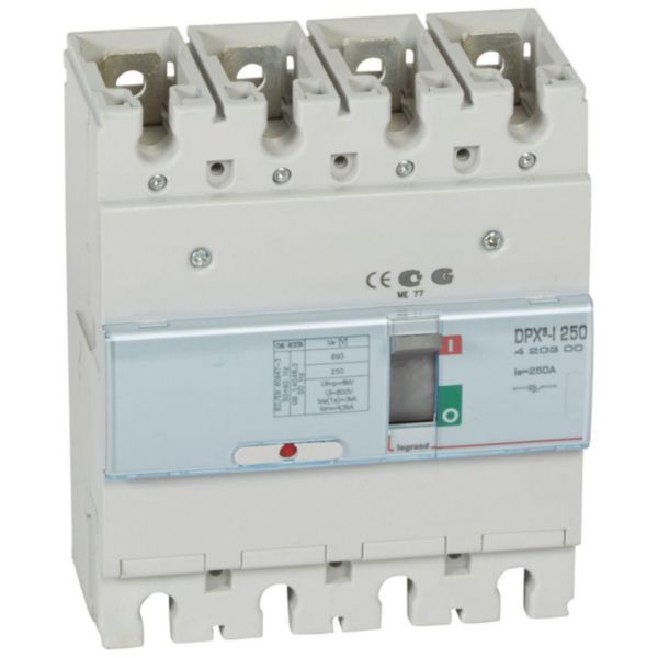 Interrupteur à déclenchement libre DPX³-I250 - 4P - 250A