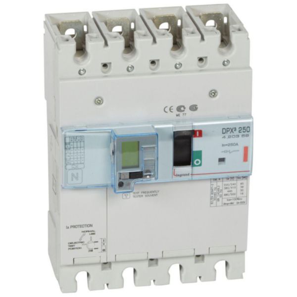 Disjoncteur électronique différentiel DPX³250 pouvoir de coupure 36kA 400V~ - 4P - 250A - Page 119