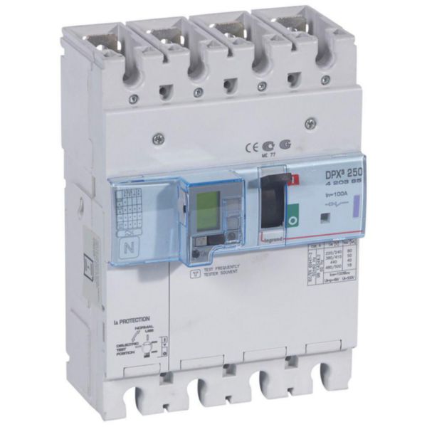 Disjoncteur électronique différentiel DPX³250 pouvoir de coupure 50kA 400V~ - 4P - 100A - Page 147