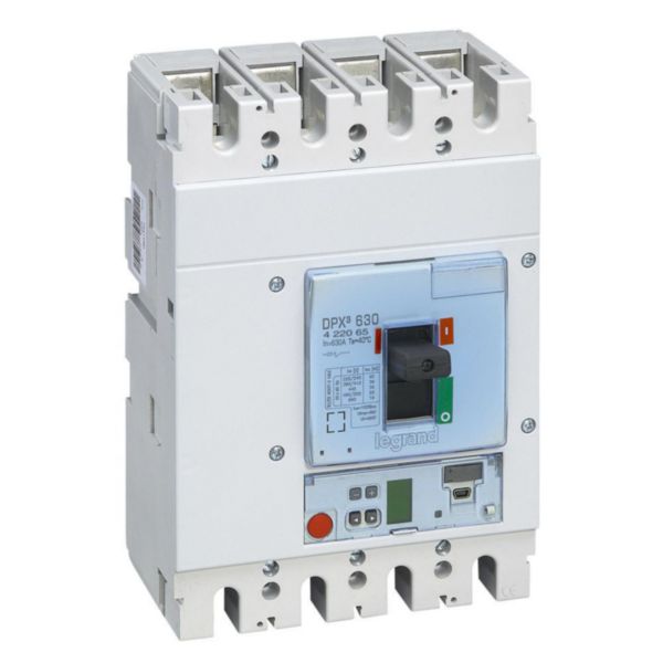 Disjoncteur électronique S2 DPX³630 pouvoir de coupure 36kA 400V~ - 4P - 630A