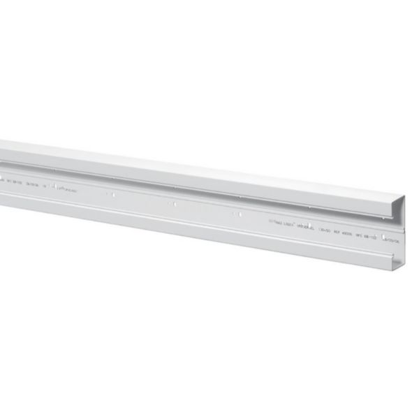 Goulotte d'installation Logix Universel - 130x50mm - 1 compartiment - Fond livré seul - Longueur 2m - PVC Blanc Artic - Page 8