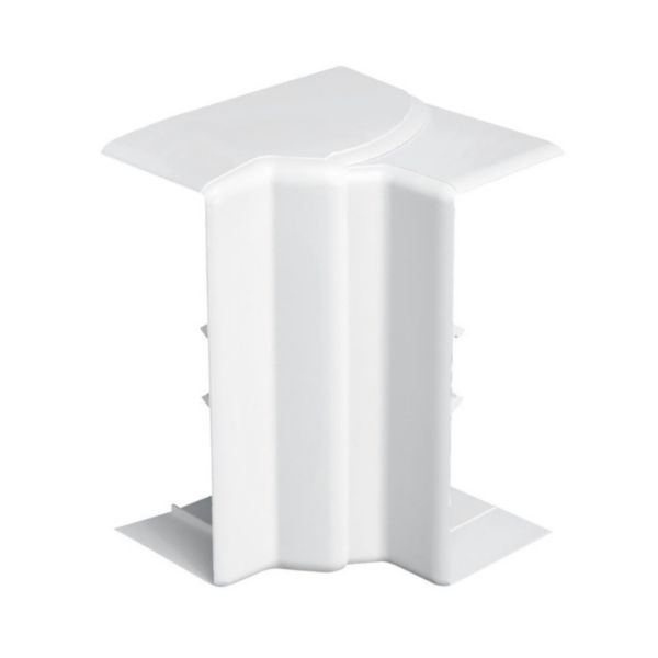 Angle intérieur variable de 80° à 120° - Pour goulotte Logix 50x50mm - Blanc Artic