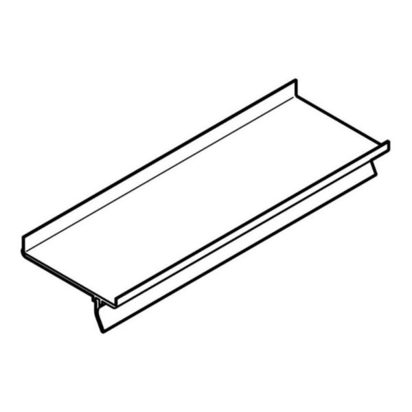 Joint de sol pour toutes goulottes Logix et Universel (sauf 50x50mm en Logix 45 et 85x50mm en Logix Universel) - Largeur 80mm - Blanc