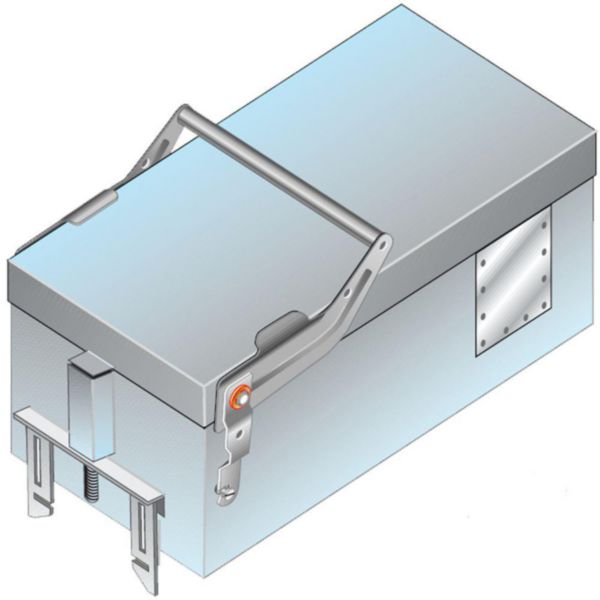 Boîtier dérivation sectionnement métal pour canalisation électrique préfabriquée MR - à équiper 250A