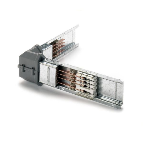 Coude horizontal vers la droite pour mini canalisation MS100 - IP55