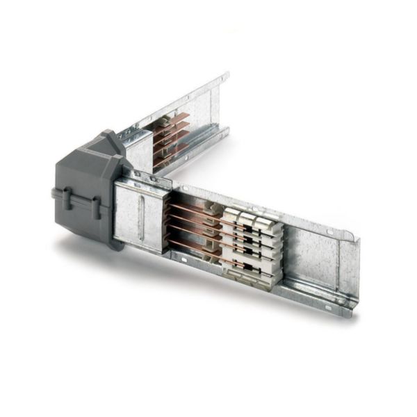 Coude horizontal vers la gauche pour mini canalisation MS63 - IP55