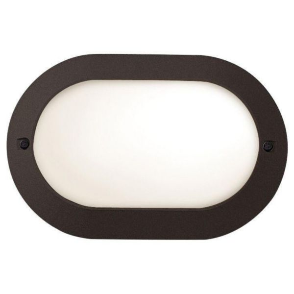Hublot ovale Chartres Origine mini standard noir ON/OFF lampe fluo 400lm