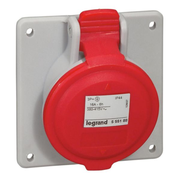 Prise à entraxes unifiés fixe P17 IP44 16A - 380V~ à 415V~ - 3P+T - Page 6