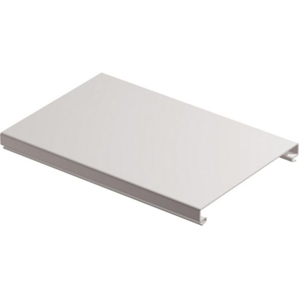 Couvercle pour chemins de câbles PVC Isi Plast largeur 100mm et longueur 3m - finition gris RAL7030