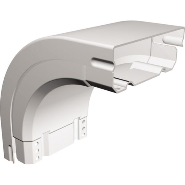Coude descendant à 90 degrés PVC Isi Plast avec couvercle - hauteur 100mm et largeur 300mm - finition gris RAL7030 - Page 3