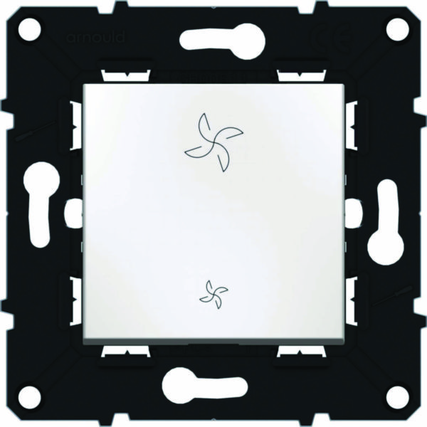 Interrupteur 2 positions pour commande vmc - espace evolution - blanc