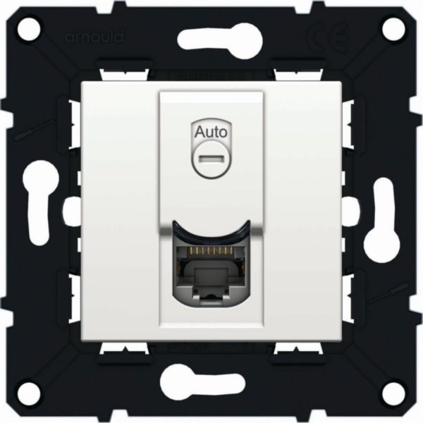 Prise RJ45 catégorie6 stp (grade 3) espace evolution - blanc
