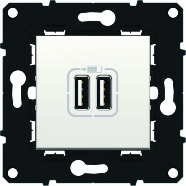 Espace evol chargeur dock 2.4a 12 w blanc