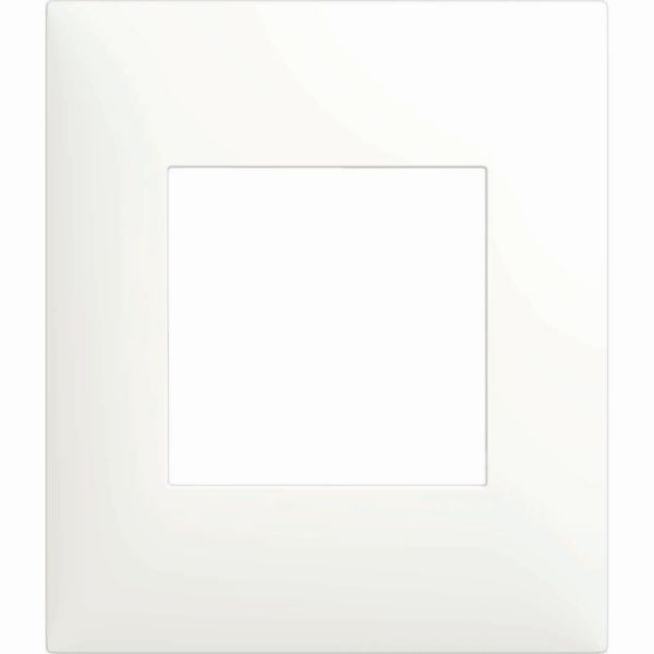 Plaque Espace Evolution 1 poste - Blanc