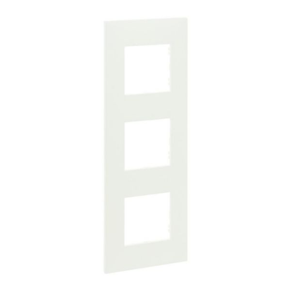 Plaque espace evolution - 3 postes - blanc