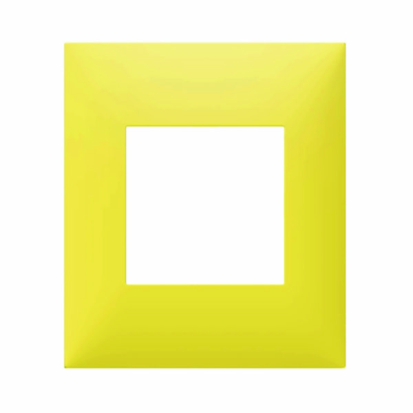 Plaque espace evolution collection décors 1 poste -jaune