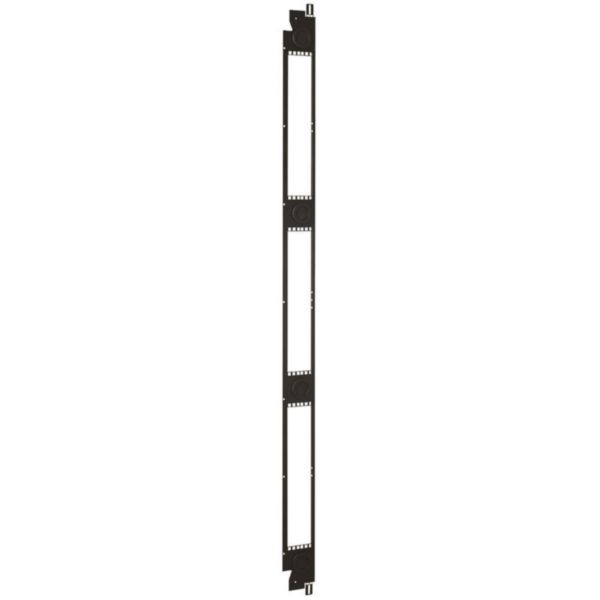 Jeu de 2 obturateurs verticaux frontaux pour baie 46u