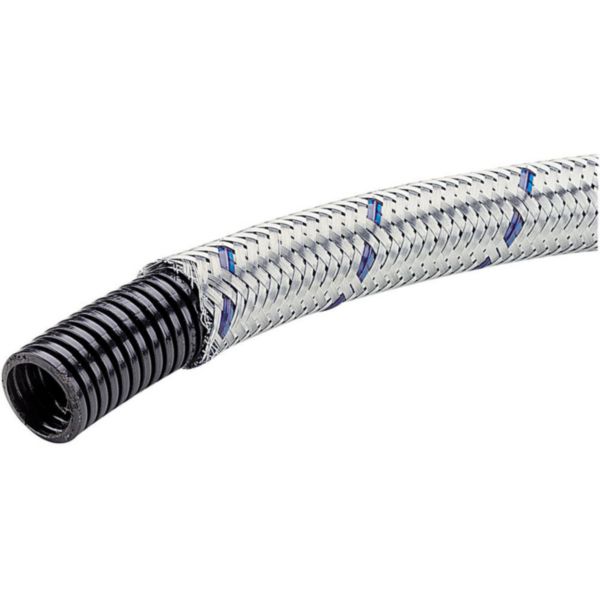 Conduit flexible rta polyamide LGP TR annelé tressé Ø intérieur 12mm