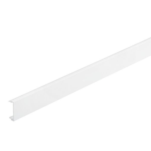Couvercle largeur 45mm - Longueur 2m - Pour goulottes, colonnes et colonnettes - Blanc