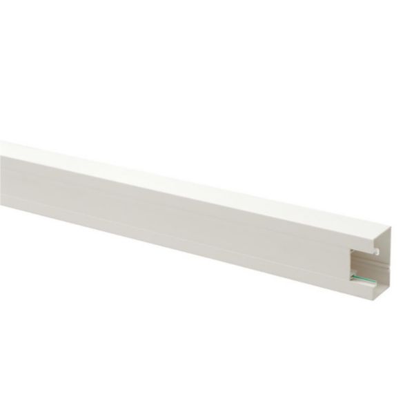 Goulotte d'installation Logix 45 - 85x50mm - 1 compartiment - Fond livré seul - Longueur 2m - PVC Blanc Artic - Page 7