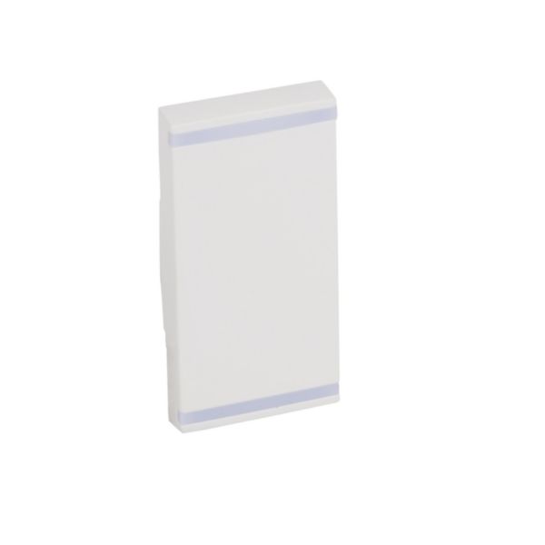 Manette espace evolution myHOME BUS - neutre - 1 module - blanc