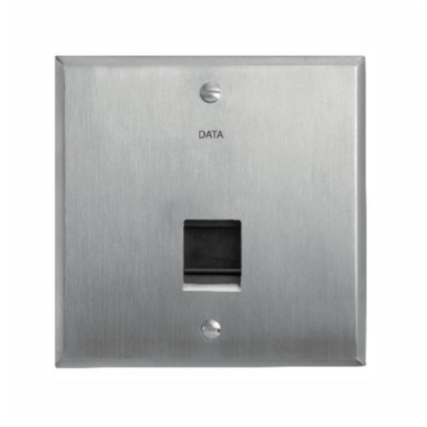 Prise RJ45 6A STP - Mémoire Acier Brossé - Art d'Arnould