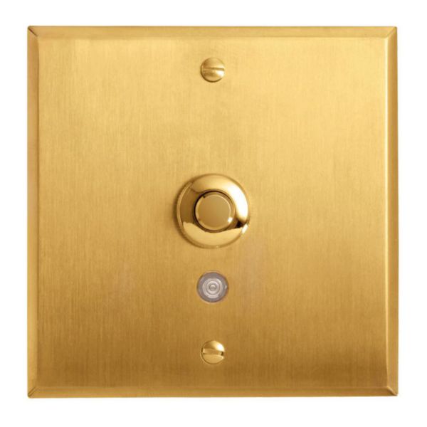 Poussoir lumineux à bouton rond Mémoire finition Or Brossé Art d'Arnould - Page 6
