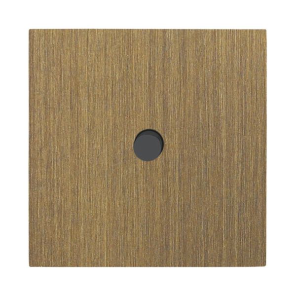 Poussoir à bouton rond Epure finition Bronze Art d'Arnould 