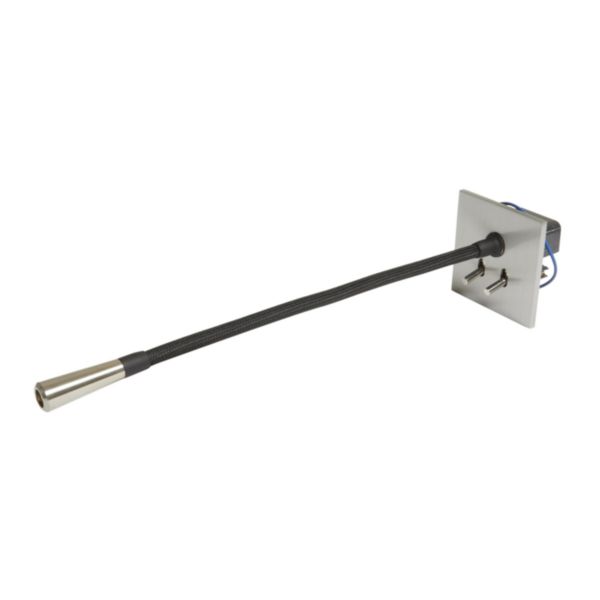 Liseuse 2 Commandes Epure finition Acier Brossé Art d'Arnould 