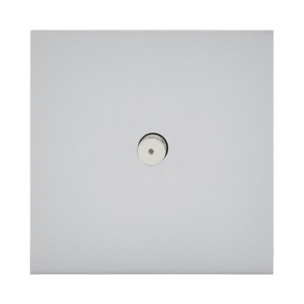 Art d'Arnould univers Epure poussoir lumineux à bouton rond 2A - acier satin