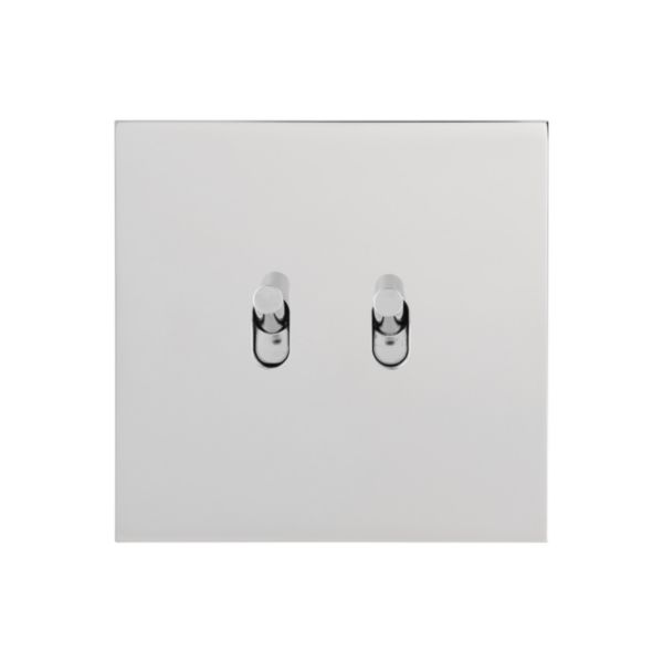 Art d'Arnould univers Epure double poussoir - acier miroir