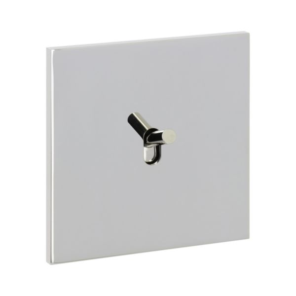 Poussoir à levier Epure finition Acier Miroir Art d'Arnould 