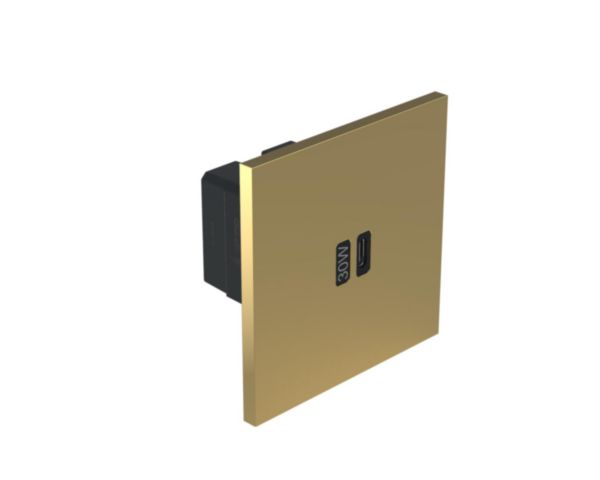 Prise Prise Chargeur USB Type C 30W Power delivery Epure finition Or Miroir Art d'Arnould - Page 11