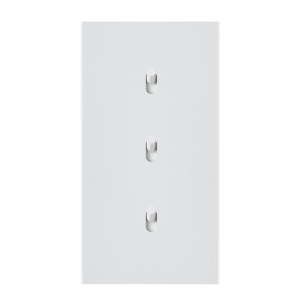 Trois Va-et-Vient à levier 2 Postes Epure finition Blanc Satin Art d'Arnould 