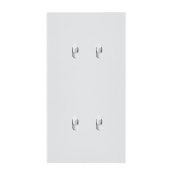 Quatre Va-et-Vient à levier 2 Postes Epure finition Blanc Satin Art d'Arnould 