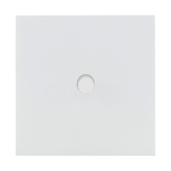 Art d'Arnould univers Epure poussoir à bouton rond 2A - blanc satin