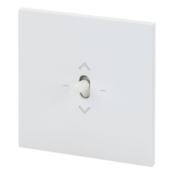 Commande de volet roulant à levier 3 positions Epure finition Blanc Satin Art d'Arnould 