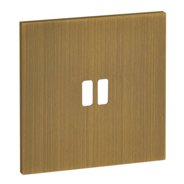 Plaque 1 Poste pour USB - Epure Bronze Art d'Arnould d arnould