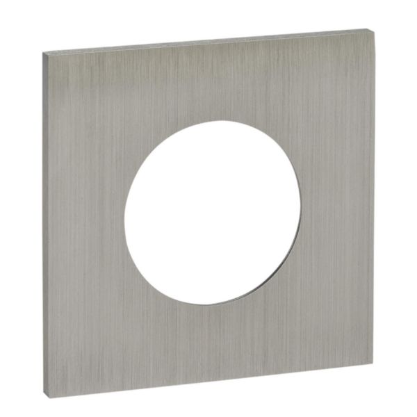 Plaque Prise 2P+T - Epure Acier Brossé Art d'Arnould