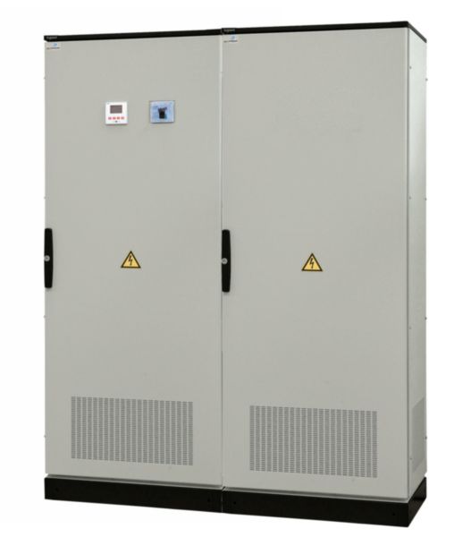 Armoire de compensation Alpimatic 360kVAr 400V avec self anti-harmoniques renforcés 215Hz, 5 gradins et disjoncteur