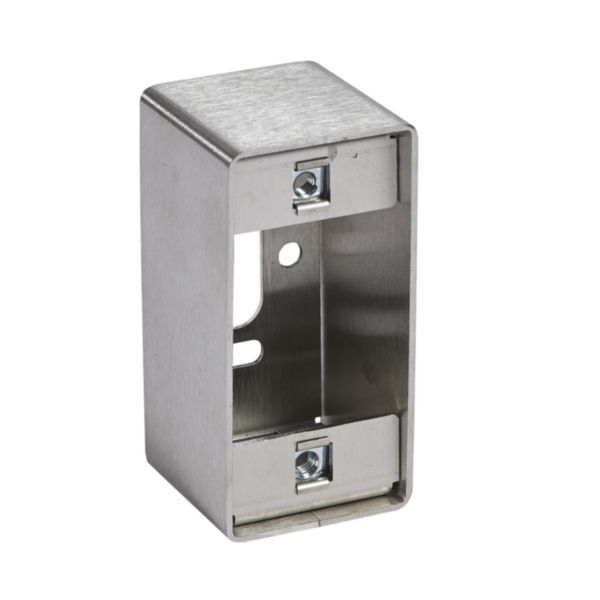 Boîtier saillie inox pour bouton-poussoir pré-câblé référence 004240