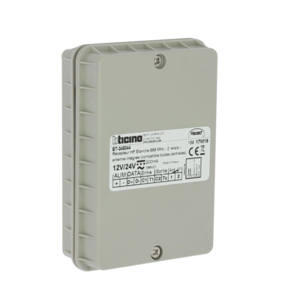 Récepteur radio étanche 2 relais pour controle d'accès portail pour centrale Hexact Com - Page 2